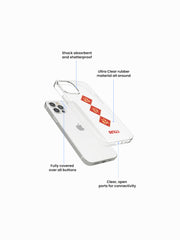 Lunar Good Luck Name Printed Clear Silicone Cover