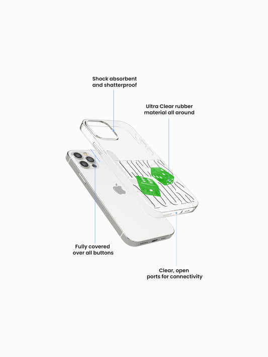 Dice Good Luck Silicone Case Cover