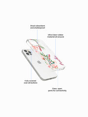 Lily Garland Name Printed Clear Silicone Cover