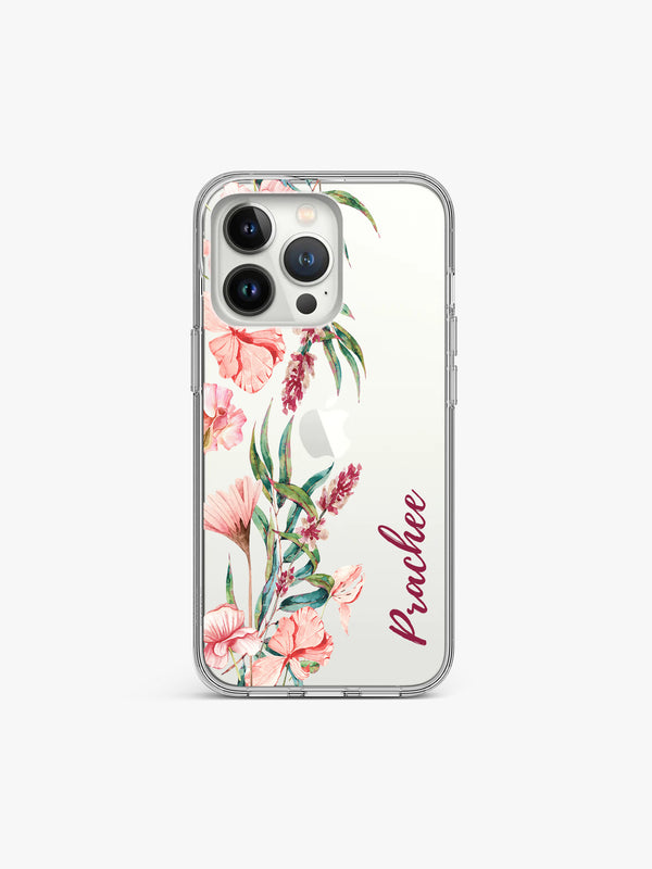 Lily Garland Name Printed Clear Silicone Cover