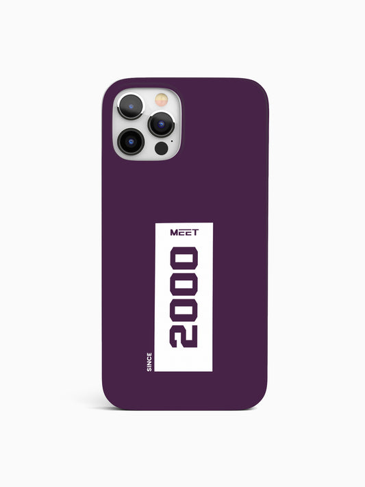 Since Year and Name Printed Matte Case