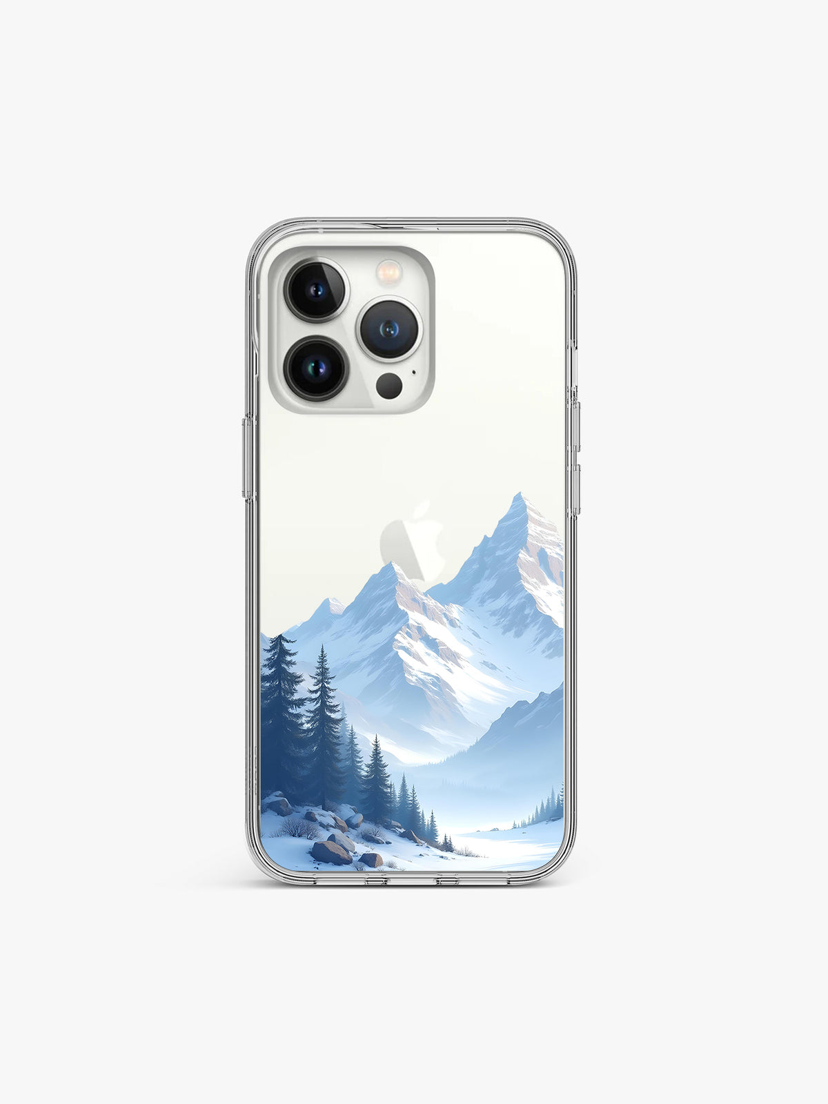 Avalanche Nature inspired Printed Clear Silicone Cover