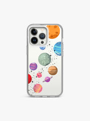 Planet sphere Dreamy Printed Clear Silicone Cover