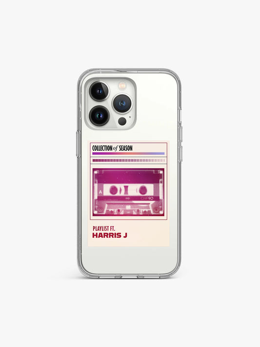 Playlist Album Name Printed Clear Silicone Cover