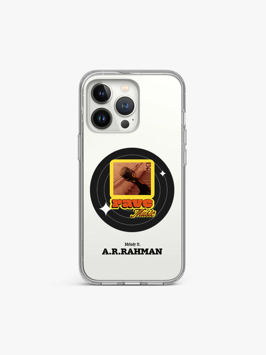 Rave Music Album Name Printed Clear Silicone Cover