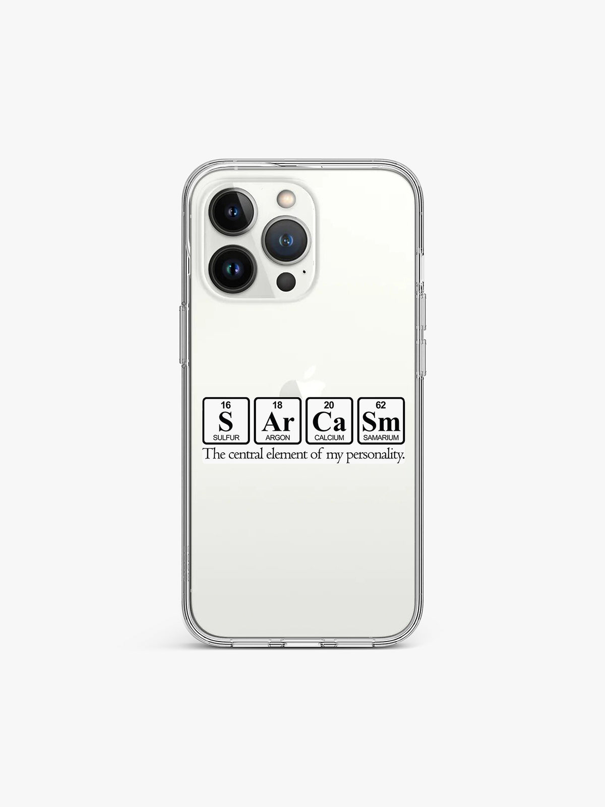 Sarcasm Phrase Silicone Case Cover