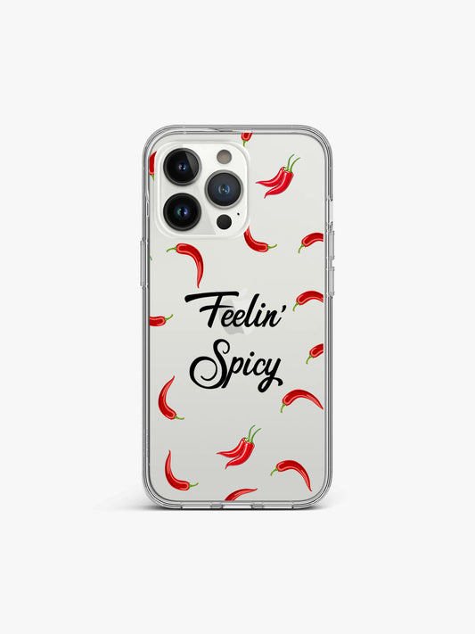 Feeling spicy Phrase Silicone Case Cover