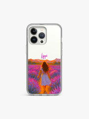 Blush Soul Trail Name Printed Clear Silicone Cover