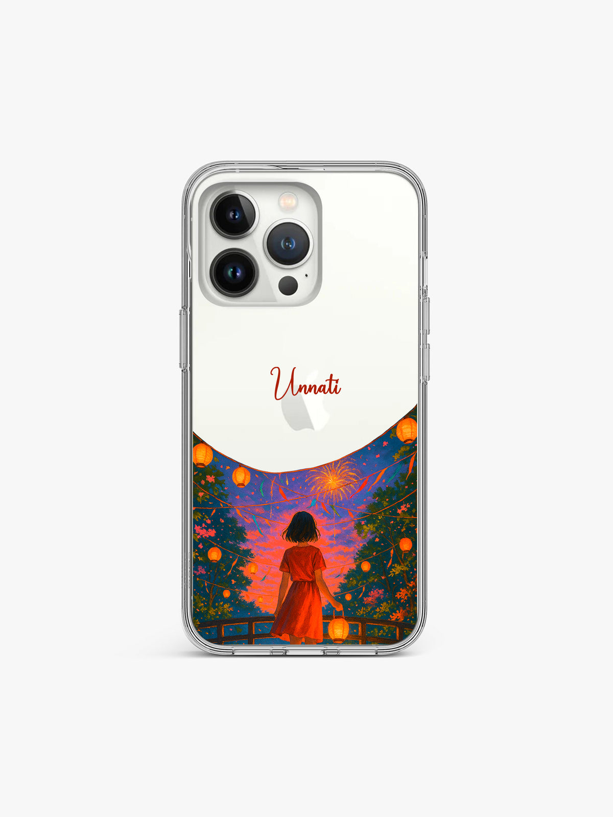 Lanten Soul Trail Name Printed Clear Silicone Cover