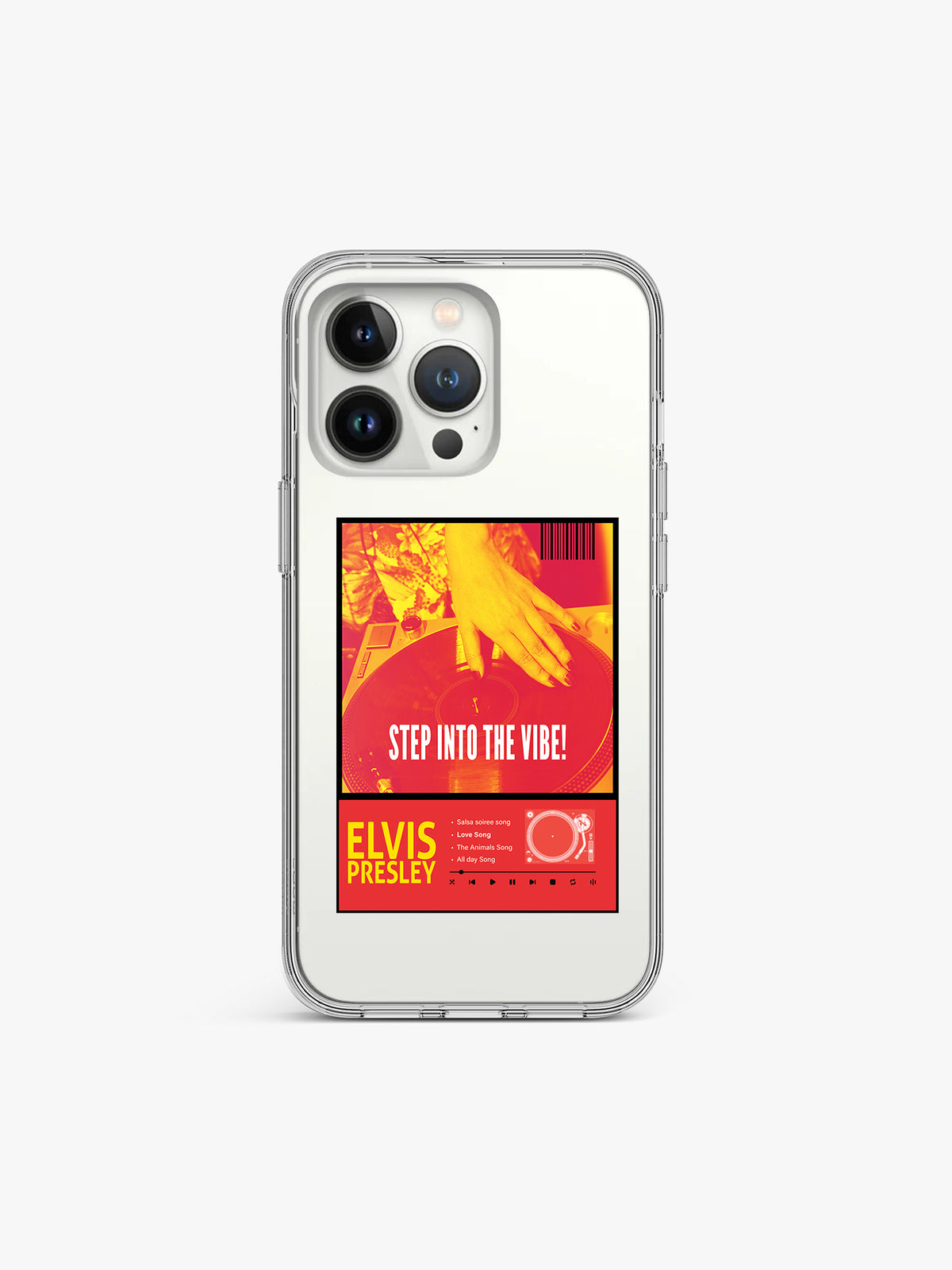 Step Up Album Name Printed Clear Silicone Cover