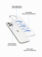 Salmon Blupalette Anti-Yellow Clear Case