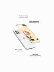Scratch Oshibana Name Printed Clear Silicone Cover