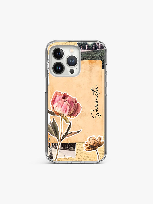 Scratch Oshibana Name Printed Clear Silicone Cover