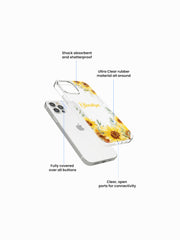 Sunora Garland Name Printed Clear Silicone Cover
