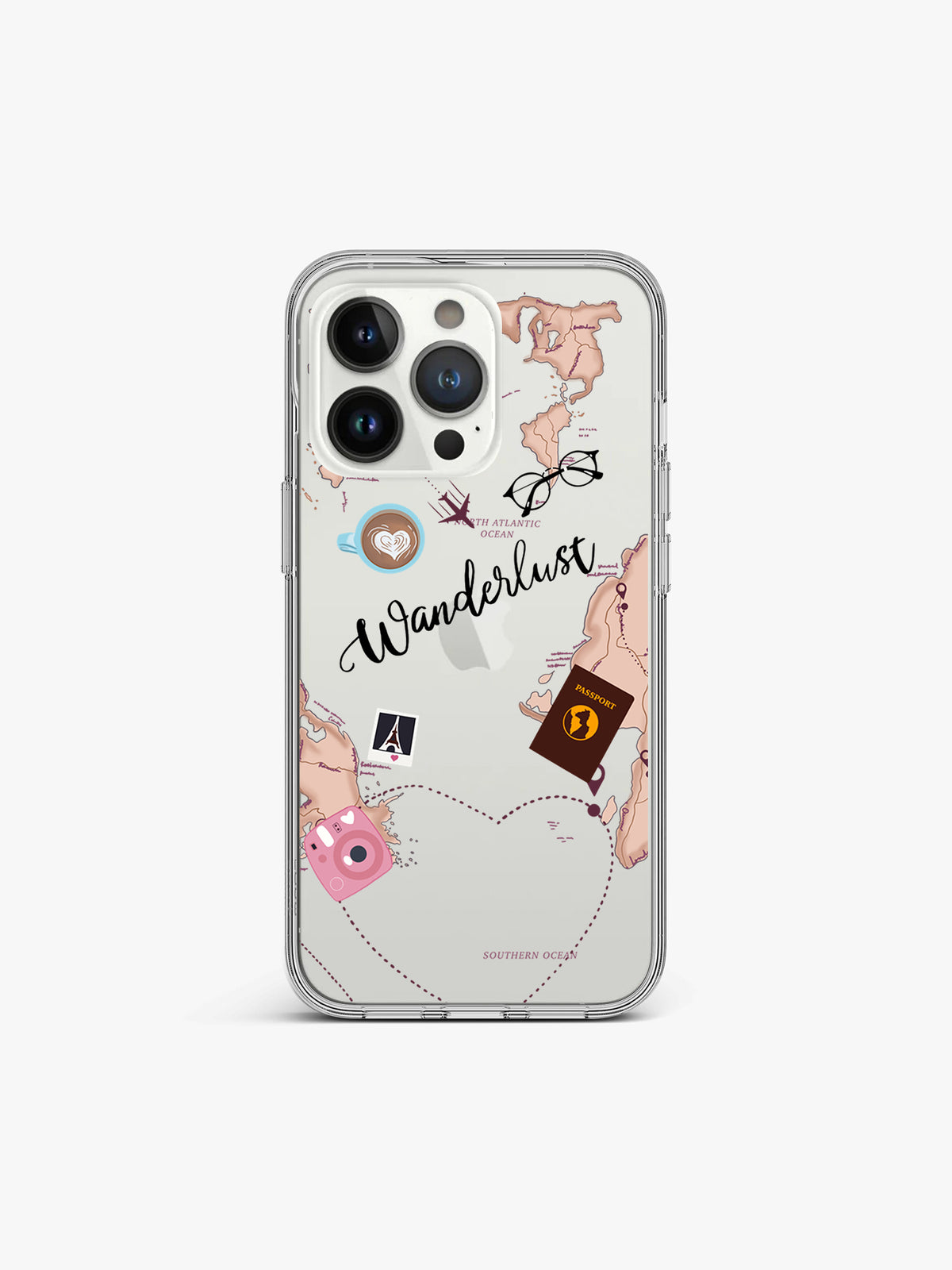 Wanderlust Travel Silicone Case Cover