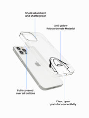 Angry Stickman Anti-Yellow Clear Case