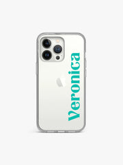 Antiquated Name Printed Clear Silicone Cover