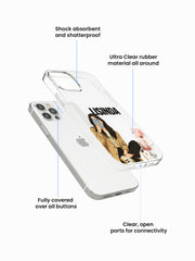 Pop Girliecore Name Printed Clear Silicone Cover