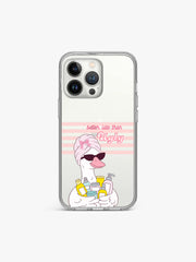 Better late than Ugly Cartoon Silicone Case Cover
