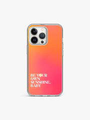 Be your sunshine Gradient Silicone Case Cover