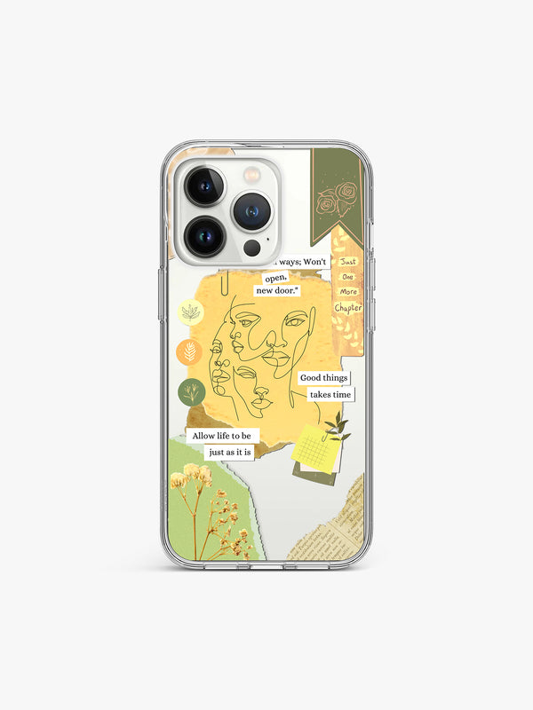 Ocher Scrap Silicone Case Cover