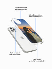 Whispra Illustrae Name Printed Clear Silicone Cover