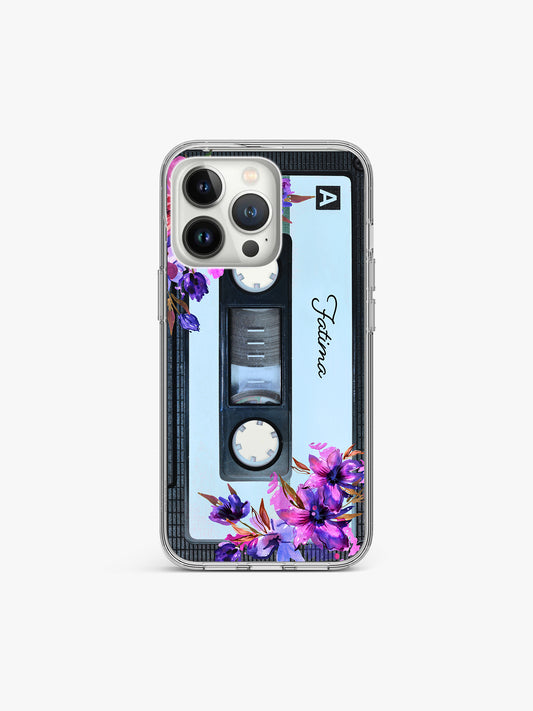 Petunia Bloomtape Name Printed Clear Silicone Cover