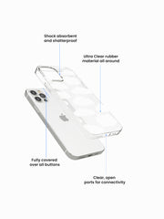 Veil Cloud Printed Clear Silicone Cover