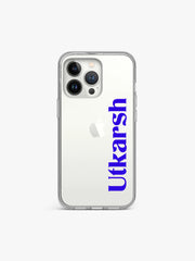 Antiquated Name Printed Clear Silicone Cover