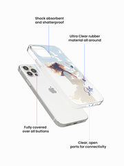 Faevia Illustrae Name Printed Clear Silicone Cover
