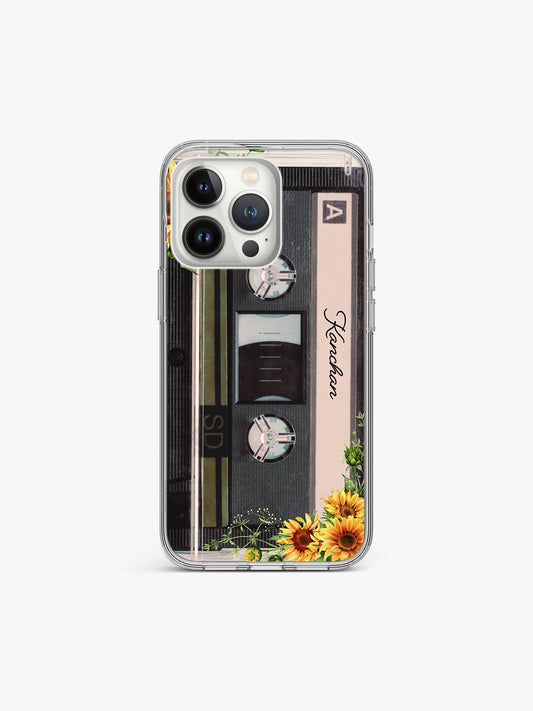 Maximilian Bloomtape Name Printed Clear Silicone Cover