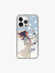 Faevia Illustrae Name Printed Clear Silicone Cover