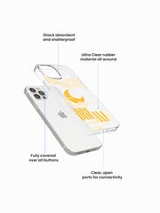 Fantasy Cloud Printed Clear Silicone Cover