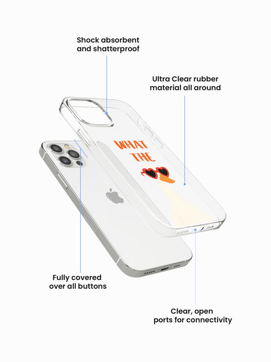 Duck Cartoon Silicone Case Cover