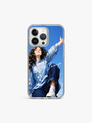 Charmzy Illustrae Name Printed Clear Silicone Cover