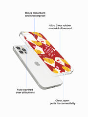 Cherry Ghingham Silicone Case Cover