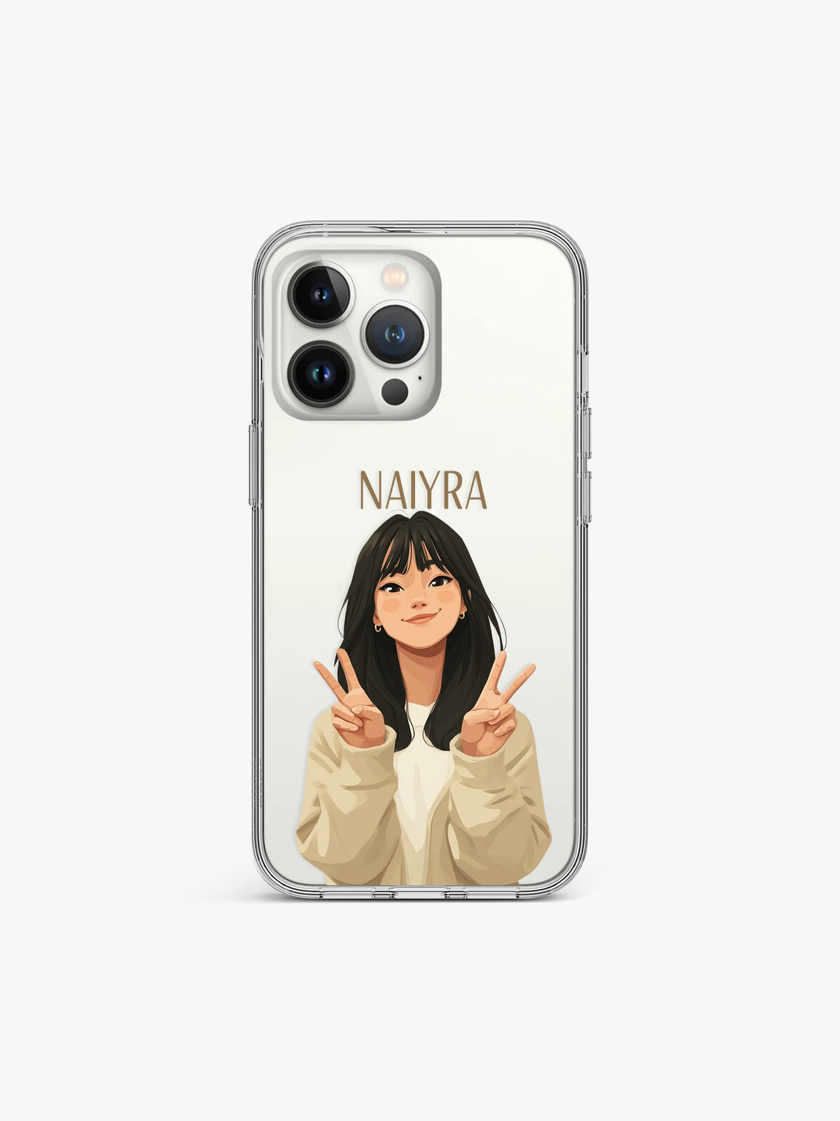 Mystic Girliecore Name Printed Clear Silicone Cover