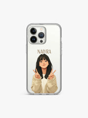 Mystic Girliecore Name Printed Clear Silicone Cover