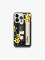 Champa Bloomtape Name Printed Clear Silicone Cover