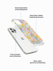 Floret Bloom Art Silicone Case Cover