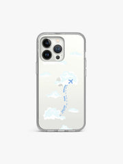 Follow Dreams Cloud Printed Clear Silicone Cover