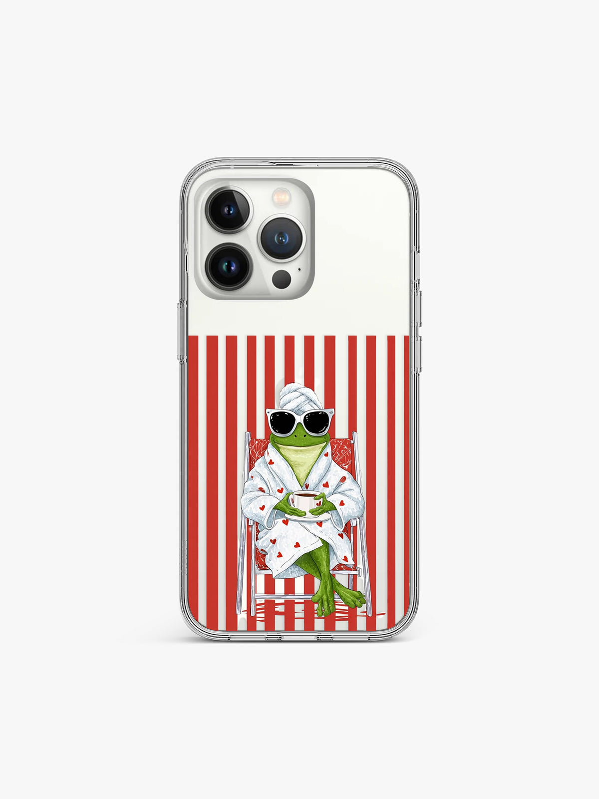 Chill Frog Cartoon Silicone Case Cover