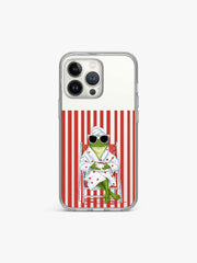 Chill Frog Cartoon Silicone Case Cover