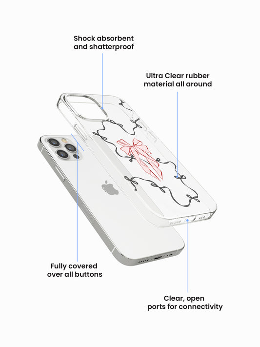 Glambow Coquette Silicone Case Cover