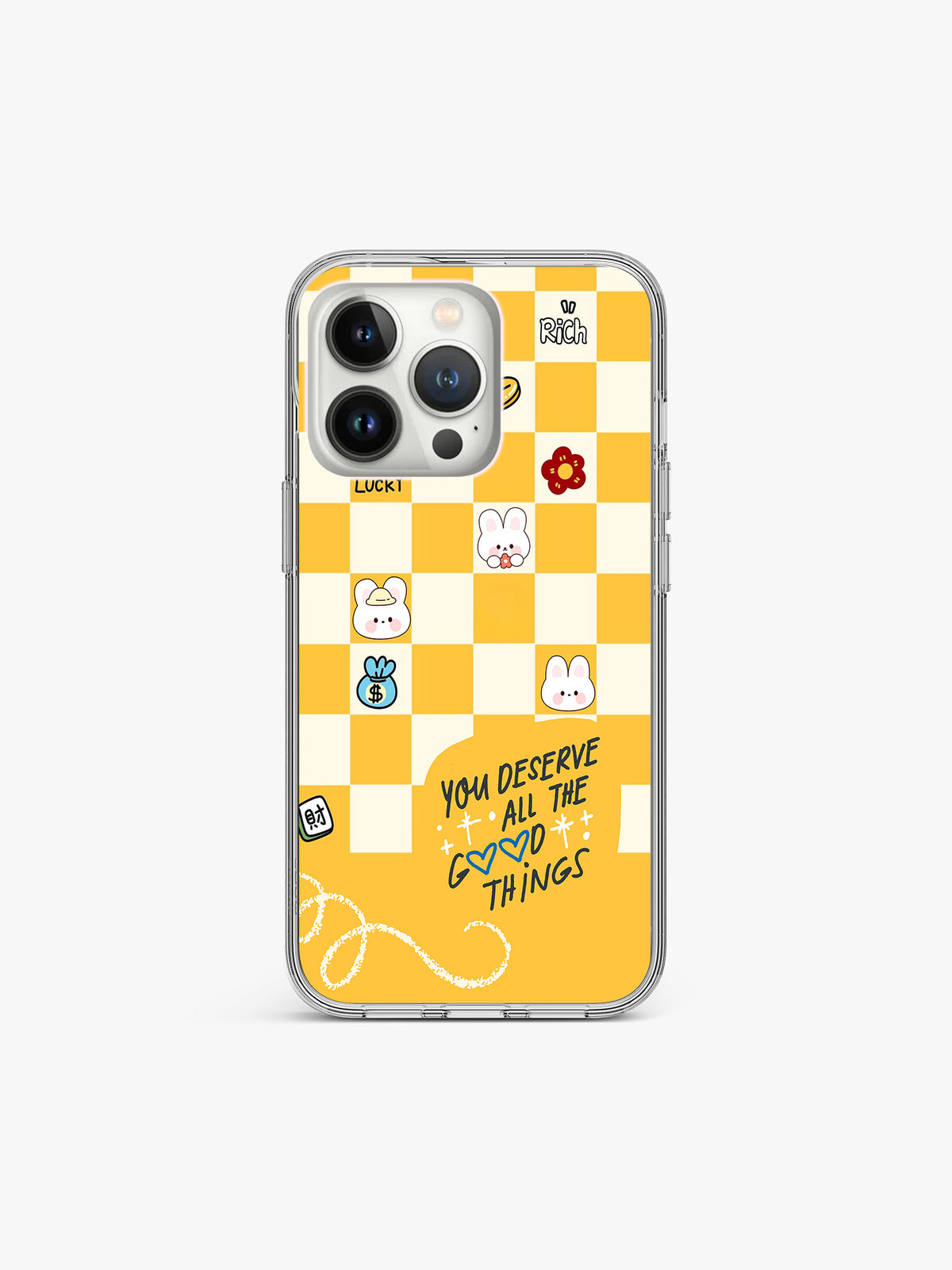 Good things Ghingham Silicone Case Cover