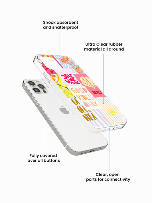 Good vibes only Ocean Silicone Case Cover
