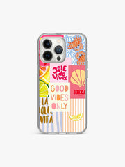 Good vibes only Ocean Anti-Yellow Clear Case