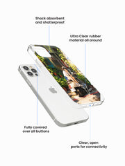 Cutique Illustrae Name Printed Clear Silicone Cover
