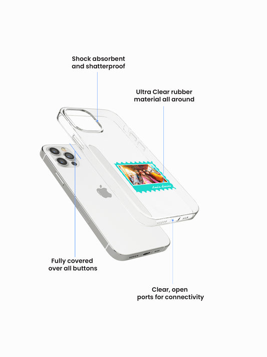 Diaries Special Polaroid Custom Printed Clear Silicone Cover