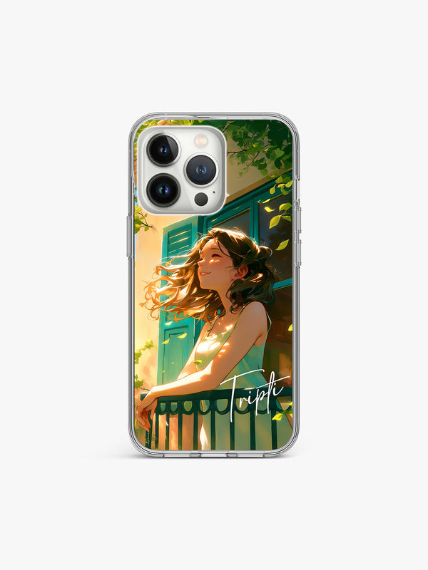 Sparkletta Illustrae Name Printed Clear Silicone Cover